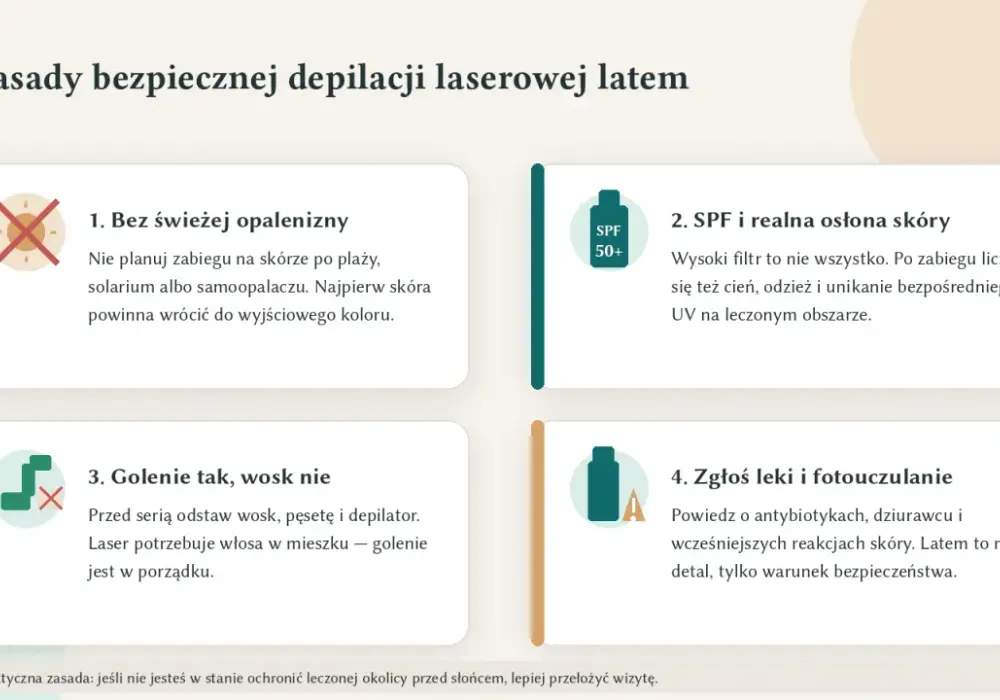 Depilacja laserowa - kiedy jest bezpieczna i skuteczna?