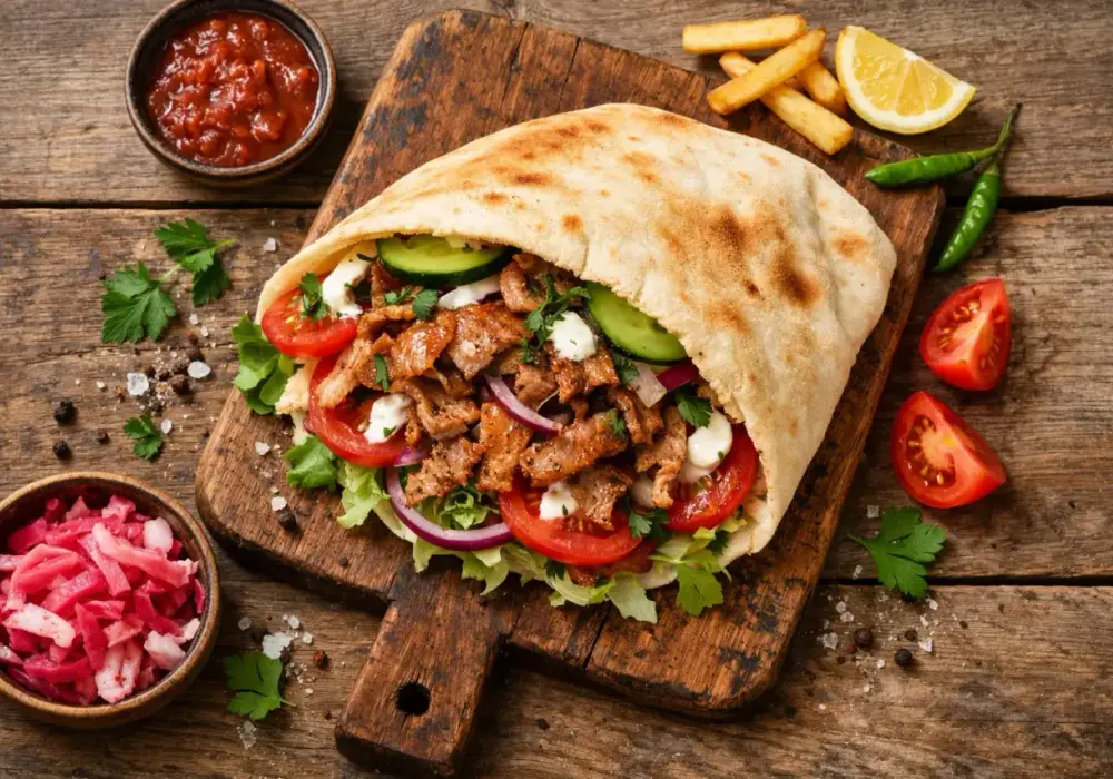 Ile kalorii ma kebab w bułce? Sprawdź fakty i liczby