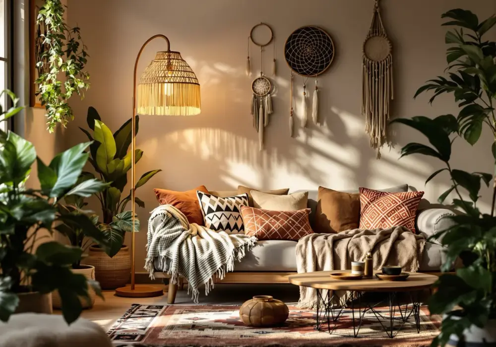 Lampa podłogowa boho: Jak wybrać idealną i odmienić wnętrze?