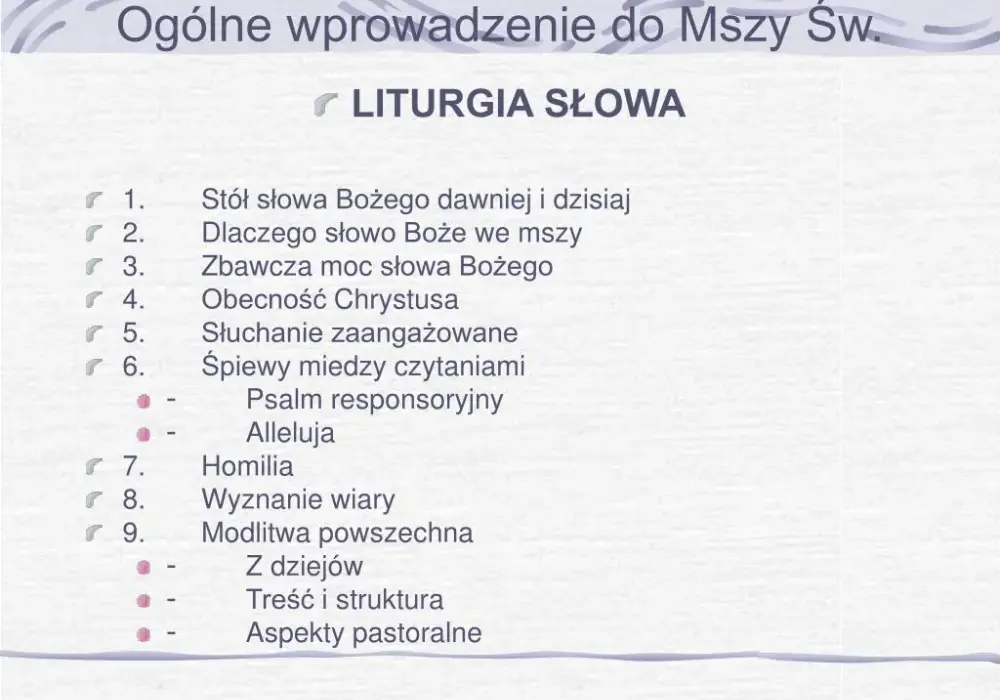 Obrzęd Mszy Świętej: Znaczenie i elementy