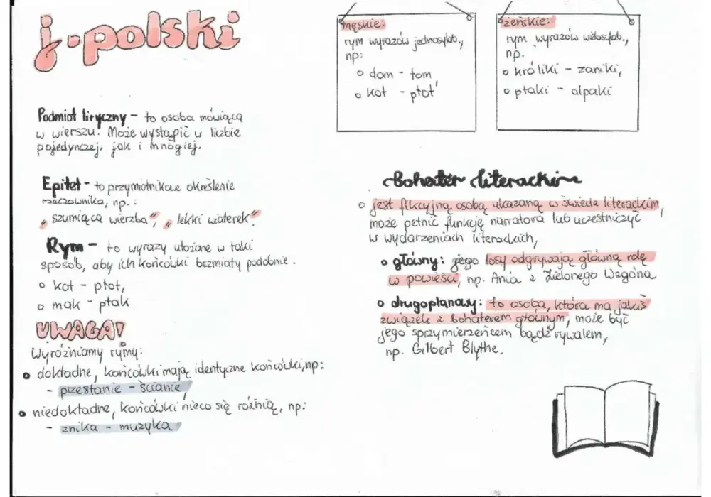Środki poetyckie klasa 6: Prosty przewodnik i przykłady
