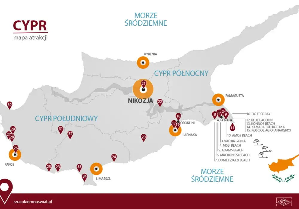 Cypr - co warto zobaczyć? Plan podróży 4-10 dni