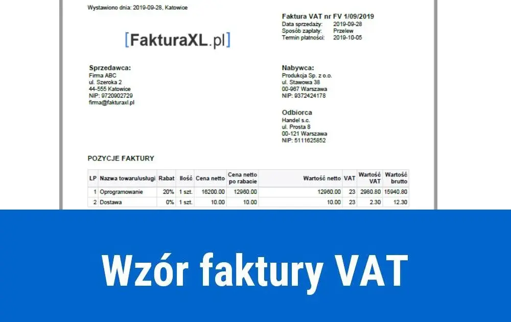 Wzór faktury ryczałtowej: jak prawidłowo wystawić rachunek