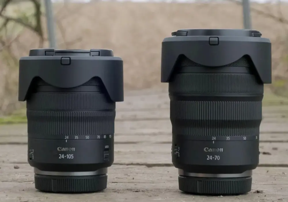 Canon 24-70 f/4 vs Canon 24-105 f/4L IS II USM - porównanie