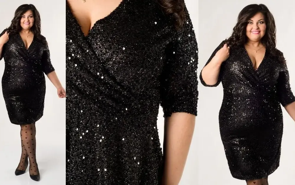 Plus size: Sylwestrowe bluzki z cekinami, które zachwycają