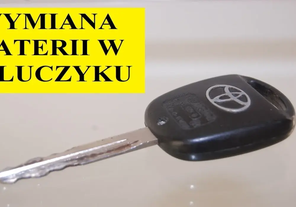 Wymiana baterii w kluczyku Toyota Yaris - proste kroki, aby uniknąć problemów