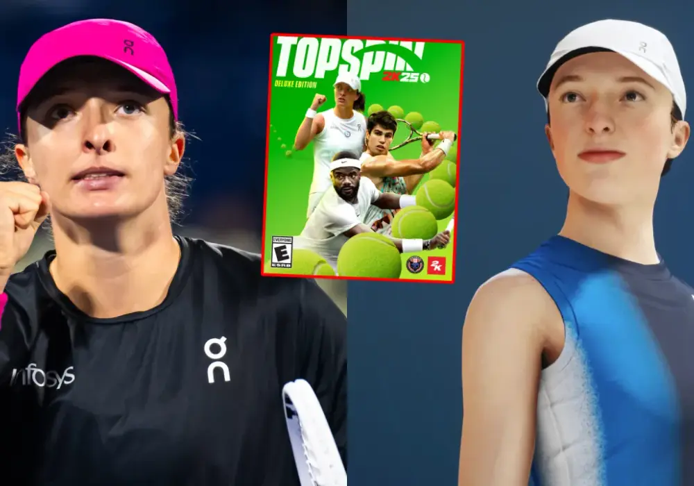 Iga Świątek w TopSpin 2K25. Moje pierwsze spotkanie z nią