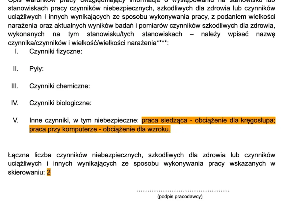 Skierowanie na badania medycyny pracy - jak wypełnić bez błędów?