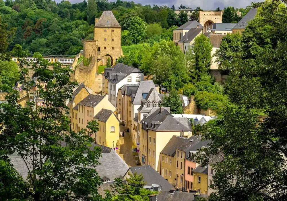 Luksemburg: Kraj graniczący z Francją, Niemcami i Belgią