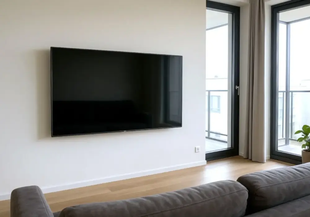 Jak powiesić TV na ścianie? Optymalna wysokość dla komfortu