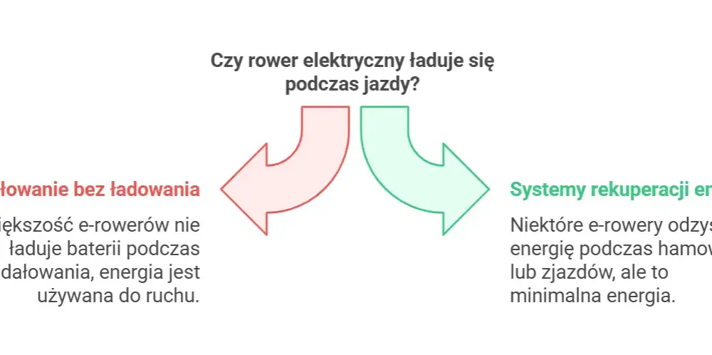 Czy rower elektryczny ładuje się podczas jazdy? Fakty i mity