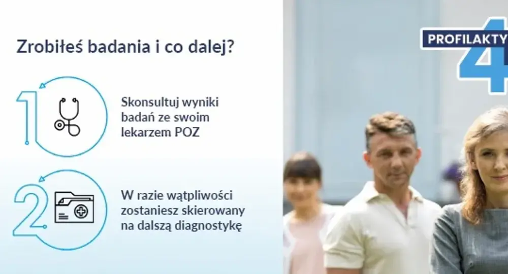 Profilaktyka 40 PLUS - Co dalej? Poznaj program Moje Zdrowie