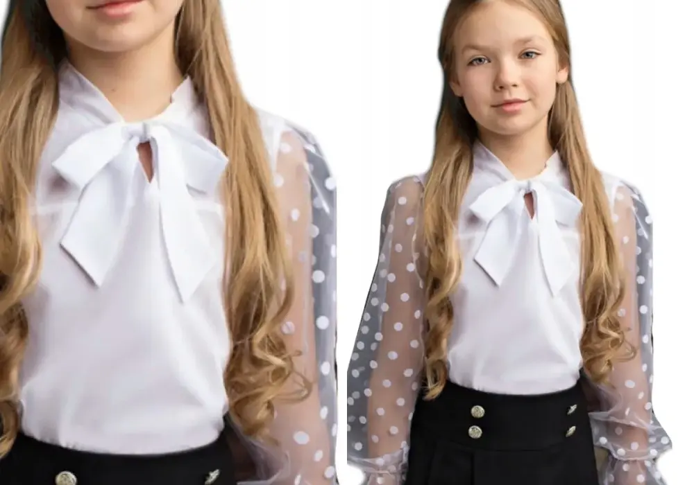 Biała bluzka dla dziewczynki 116 - modne i dostępne modele w atrakcyjnych cenach