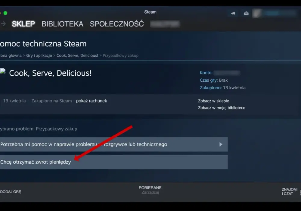 Jak dostać zwrot pieniędzy na Steam - uniknij strat i problemów