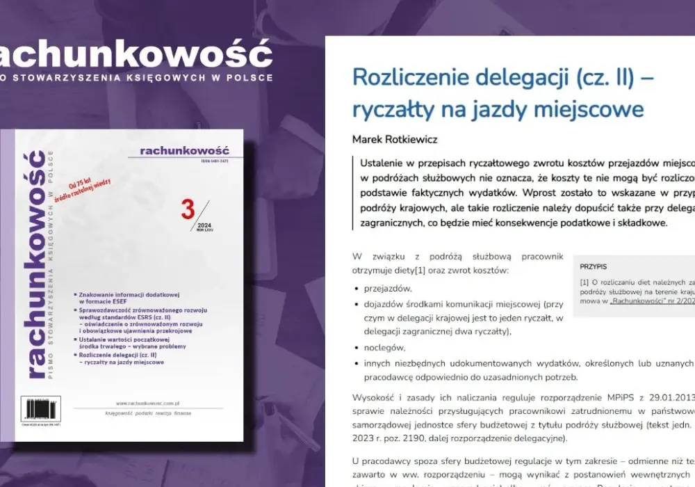 Jak obliczyć ryczałt za nocleg w delegacji zagranicznej i uniknąć błędów