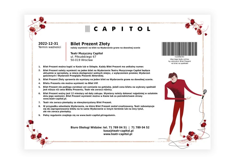 Voucher Teatr Capitol Warszawa: Kup i zrealizuj przewodnik