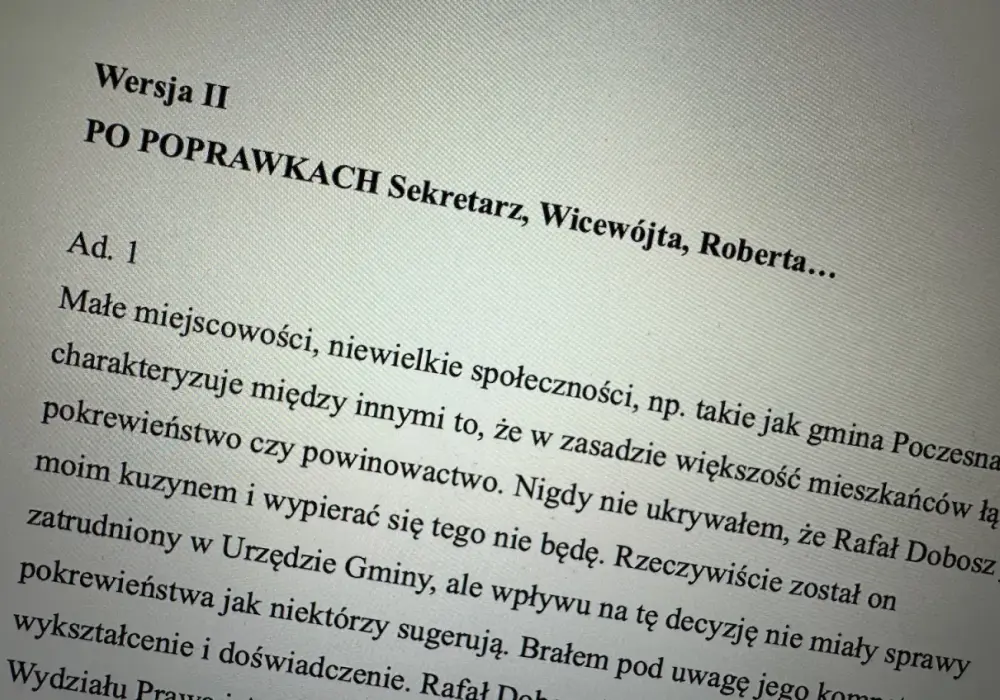Jak obronić się przed ograniczeniem władzy? Wzór odpowiedzi na wniosek