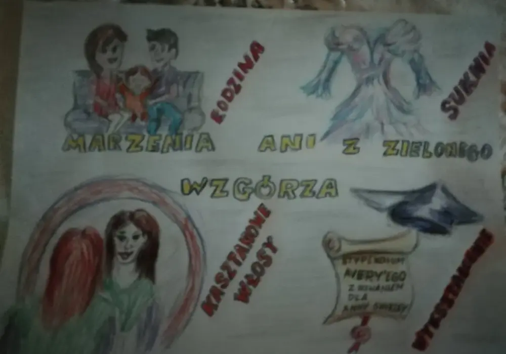 Kreatywny lapbook "Ania z Zielonego Wzgórza" - projekt dla dzieci