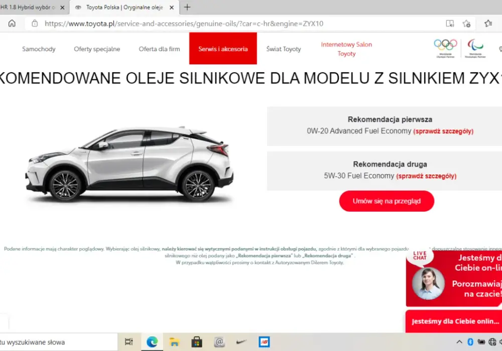 Jaki olej do toyoty c hr 1.8 hybrid? Sprawdź najlepsze opcje i specyfikacje
