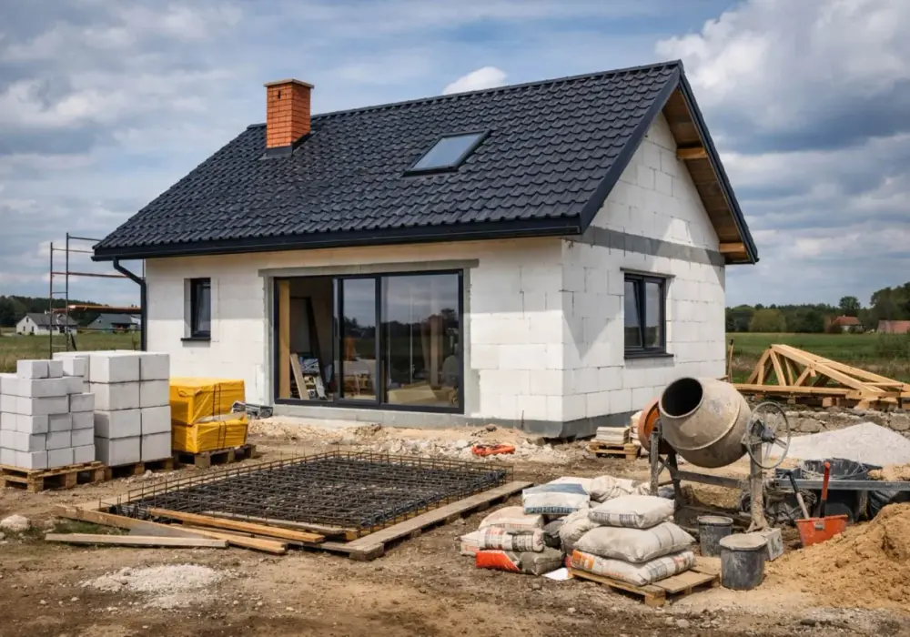 Budowa domu 80 m² - ile naprawdę kosztuje?