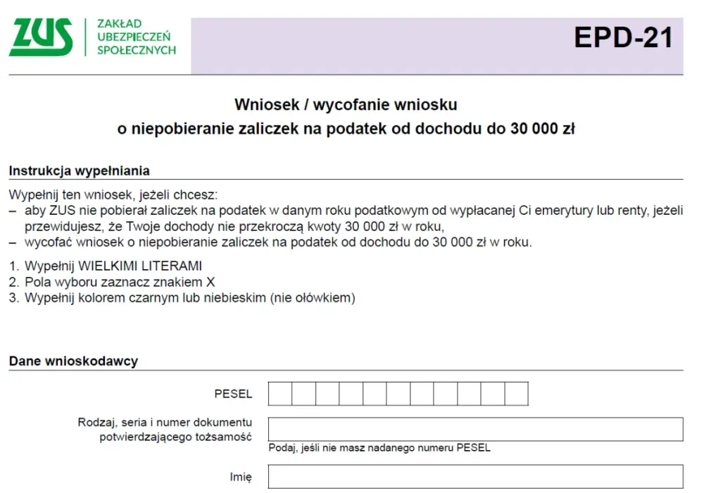 EPD-21 w ZUS - kiedy złożenie wniosku naprawdę się opłaca?