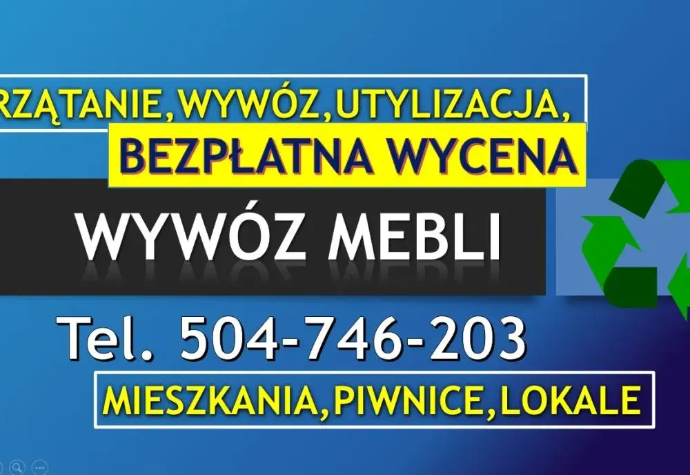Ile kosztuje wywóz starych mebli we Wrocławiu? Sprawdź ceny i usługi