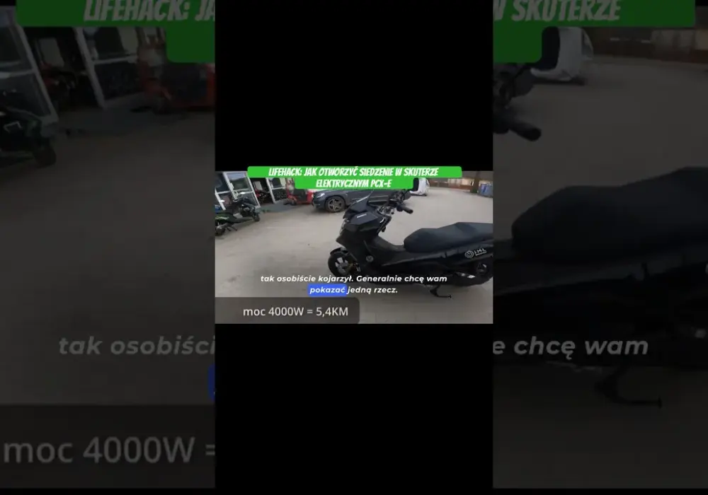Jak otworzyć siedzenie w skuterze bez kluczyka - sprawdzone metody