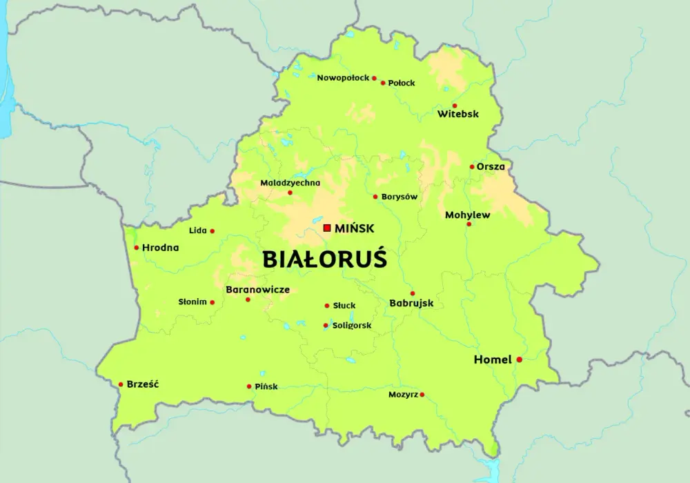 Białoruś: Z kim graniczy? Mapa, długość i znaczenie granic