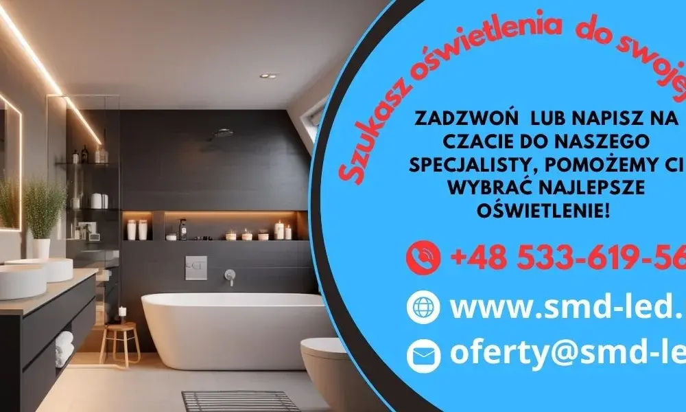 Ile kelwinów do łazienki? Idealna temperatura barwowa dla komfortu i estetyki