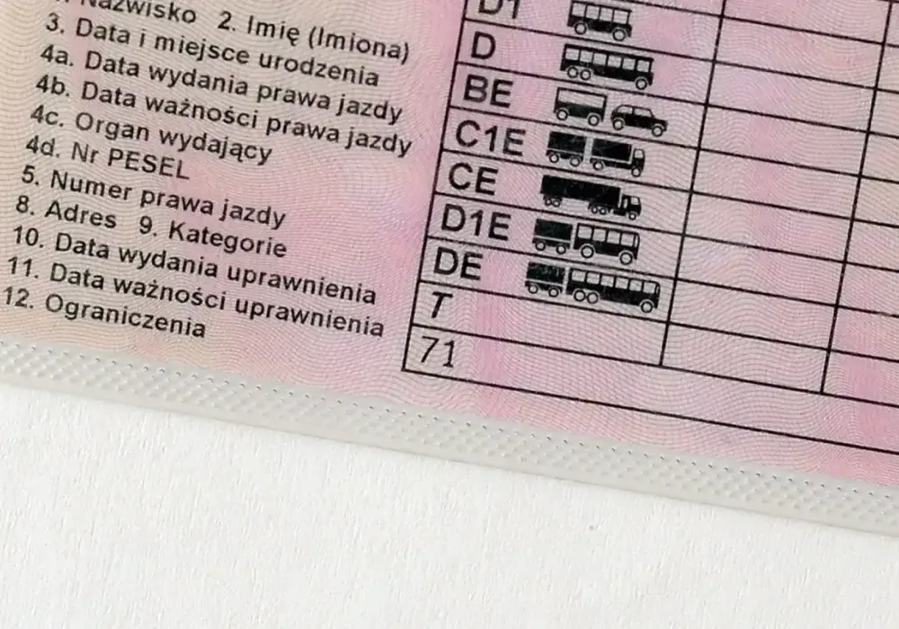 Kod 71 na prawie jazdy - co oznacza i czy to realne ograniczenie?
