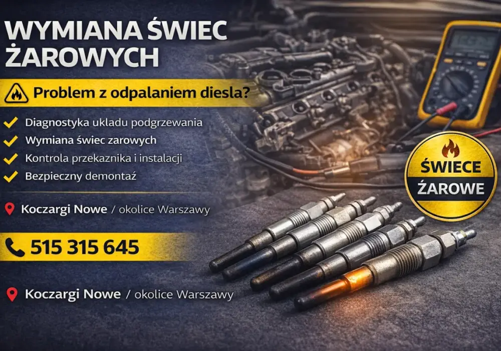 Diesel nie odpala? Wymiana świec żarowych - objawy i koszty