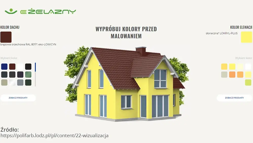 Jaki kolor dachu do żółtej elewacji? Oto kolory, które zachwycą