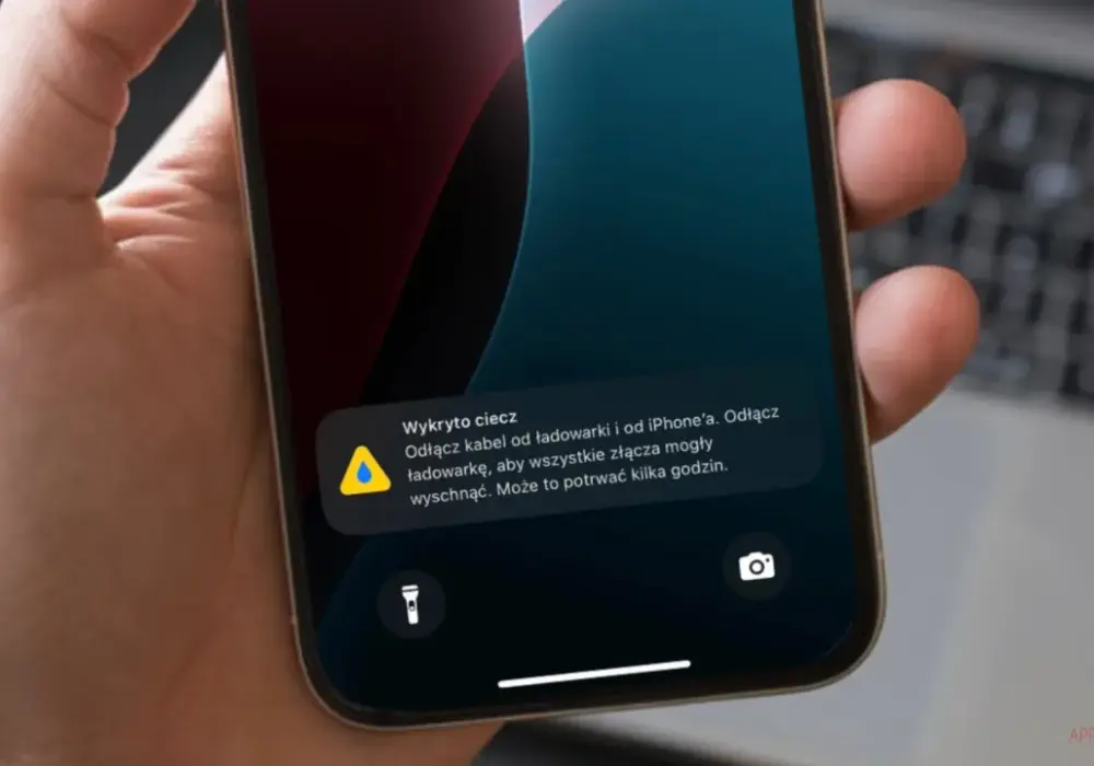 Komunikat o cieczy w iPhonie - co oznacza i jak reagować