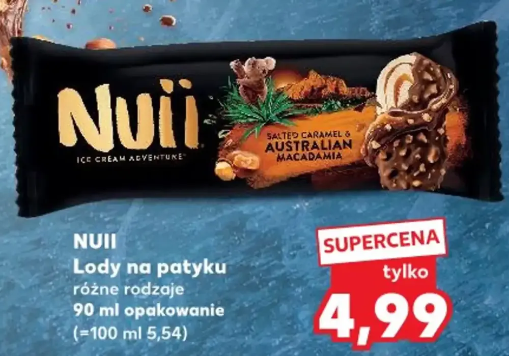 Lody Nuii - smaki, etykieta i najlepsze połączenia z ciastami