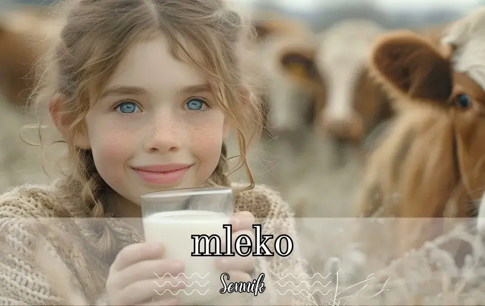 Mleko we śnie - poznaj symbolikę snu o mleku według sennika