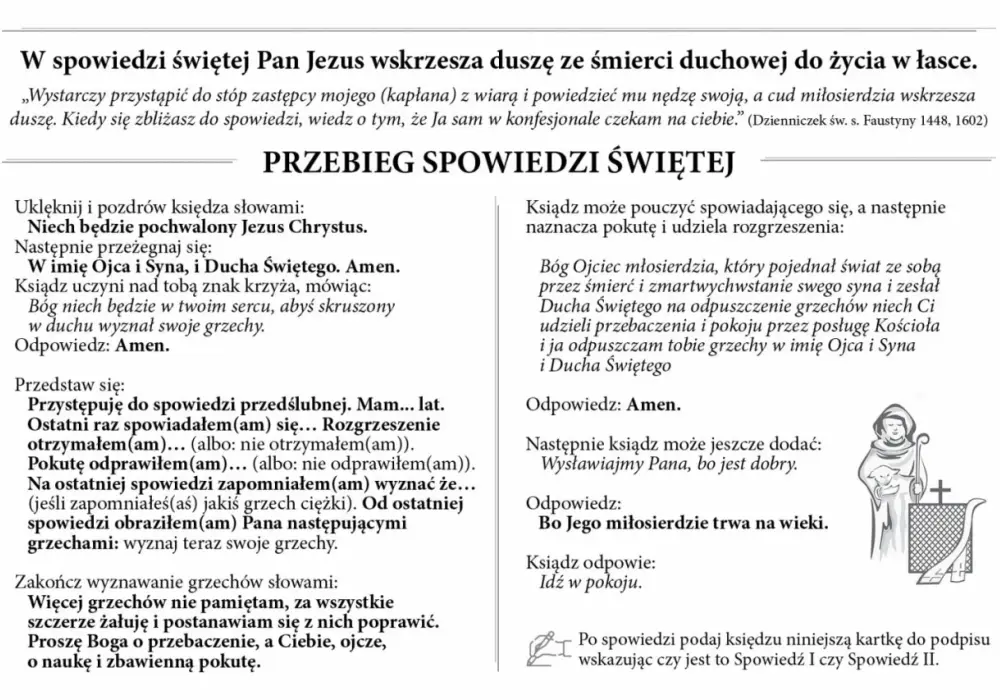 Modlitwa przed spowiedzią - gotowy tekst do odmówienia