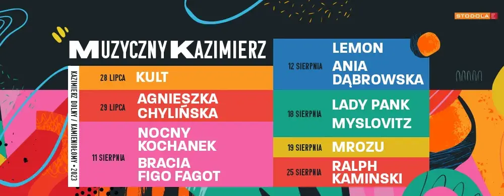 Kult w Kazimierzu Dolnym: Kiedy i gdzie zobaczyć koncert Kultu?