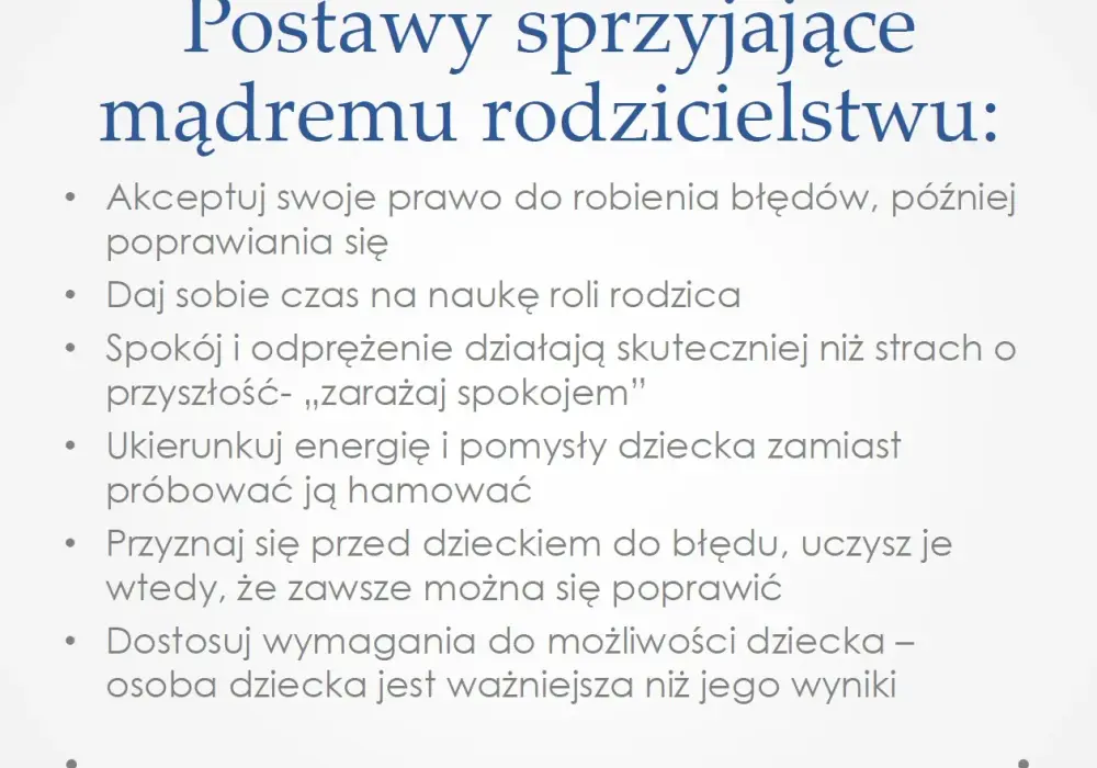 Warsztaty rodzicielskie - Czy naprawdę działają?