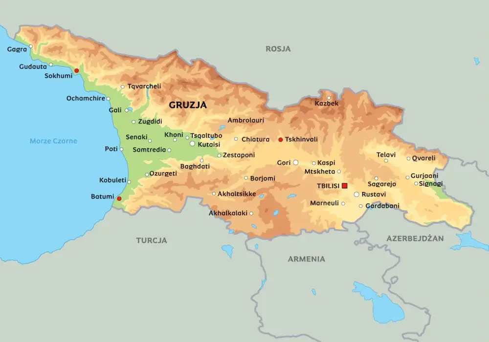 Gdzie leży Gruzja? Położenie, mapa, klimat i praktyczne wskazówki