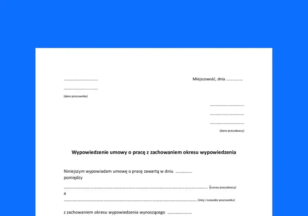 Wypowiedzenie umowy o pracę przez pracownika - Jak odejść poprawnie?