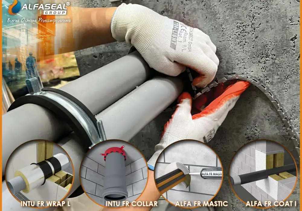 Roboty niebezpieczne pożarowo - Jak uszczelnić przejścia?