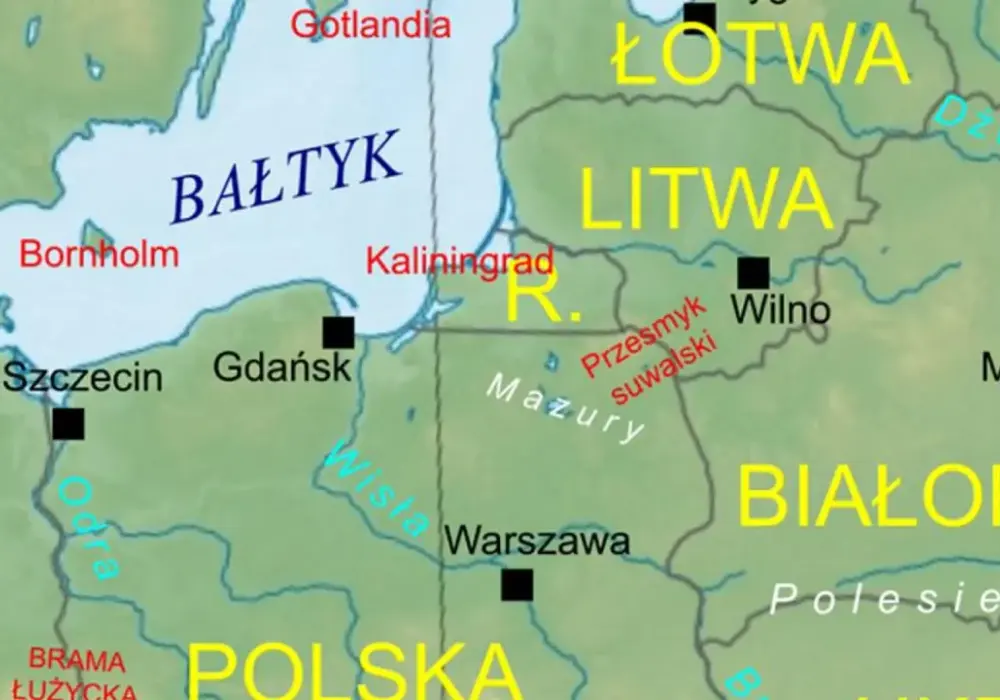 Czy Polska graniczy z Łotwą? Mapa sąsiadów i Przesmyk Suwalski