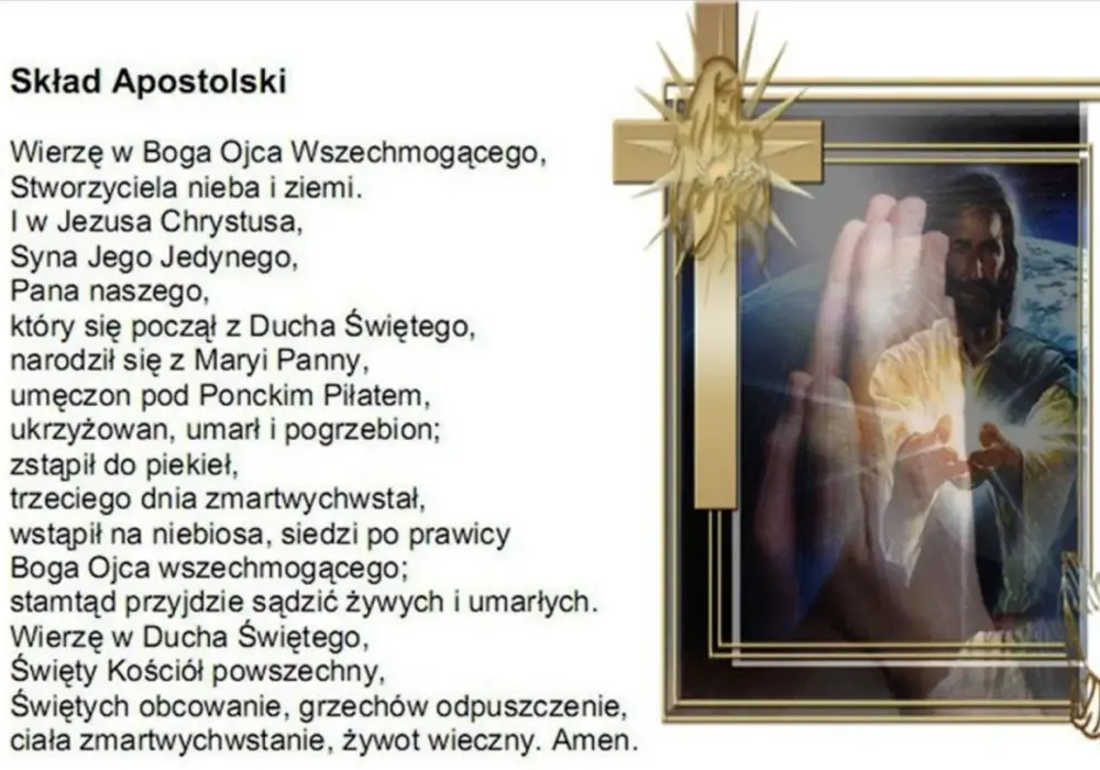 Skład Apostolski - Pełny tekst, znaczenie i jak modlić się świadomie?