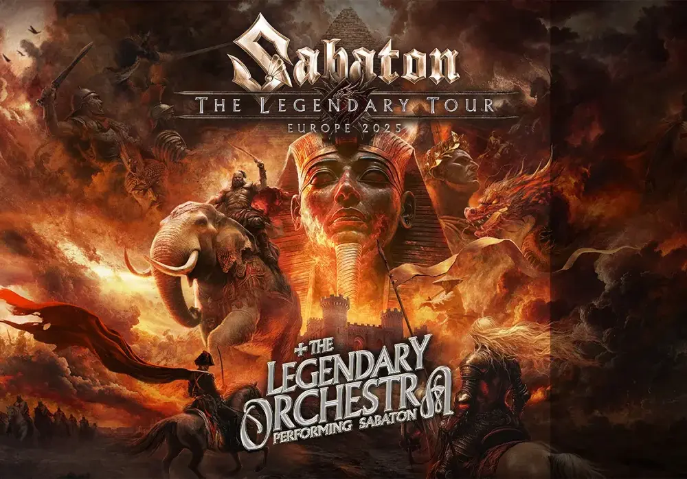 Sabaton – Gdzie odbędą się koncerty Sabaton w Polsce w 2025 roku?