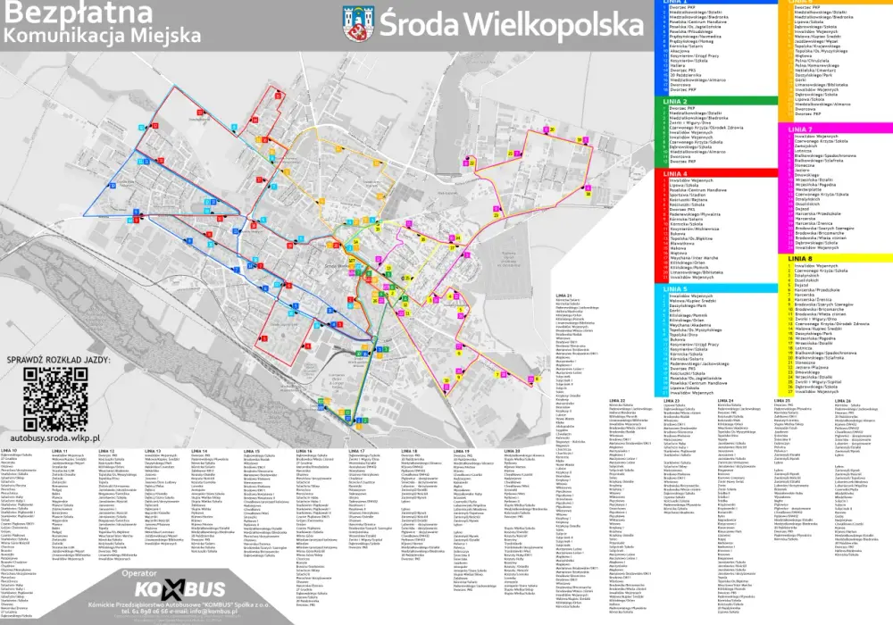Rozkład jazdy autobusów Środa Wlkp - nie przegap ważnych godzin odjazdów