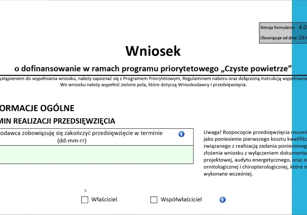 Jak skutecznie złożyć wniosek o dofinansowanie w programie czyste powietrze