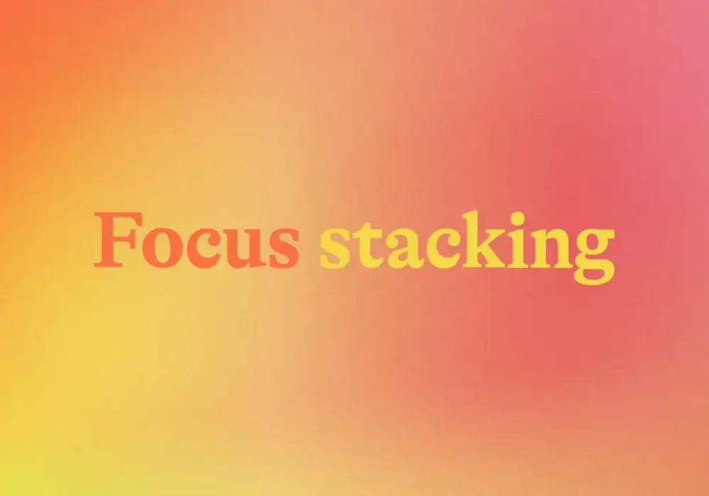 Focus stacking - Ostrość zdjęć od A do Z i do druku