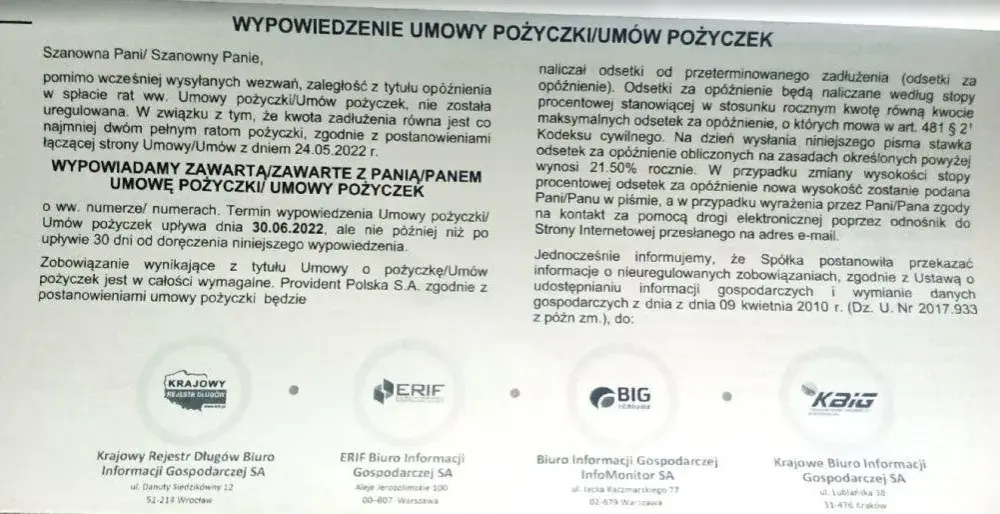 Po jakim czasie provident oddaje do windykacji i jak tego uniknąć
