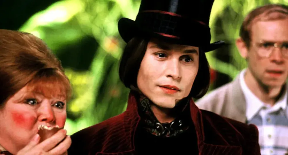 "Charlie i fabryka czekolady" - Johnny Depp jako ekscentryczny Willy Wonka