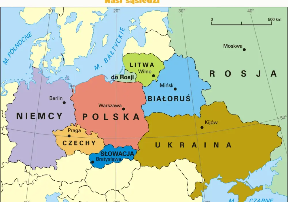 Z iloma krajami graniczy Polska? Poznaj wszystkich 7 sąsiadów!